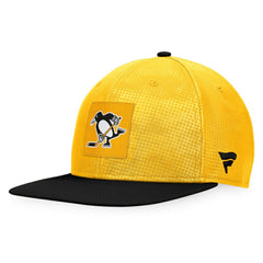 Pittsburgh Penguins Fanatics Authentic Pro Alternate Logo Snapback Hat - Gold/Black | US 4646675