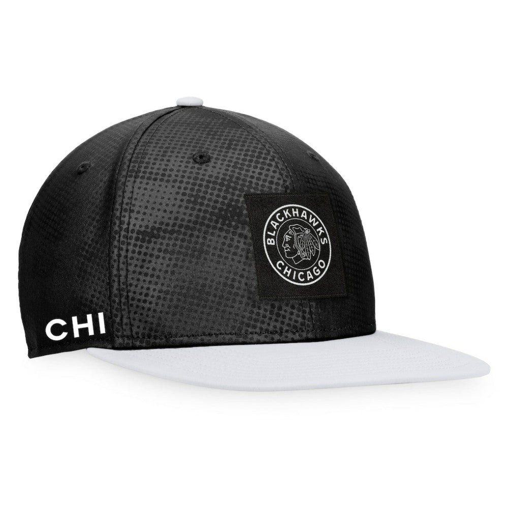 Chicago Blackhawks Fanatics Authentic Pro Alternate Logo Snapback Hat - Black/White | US 4646676