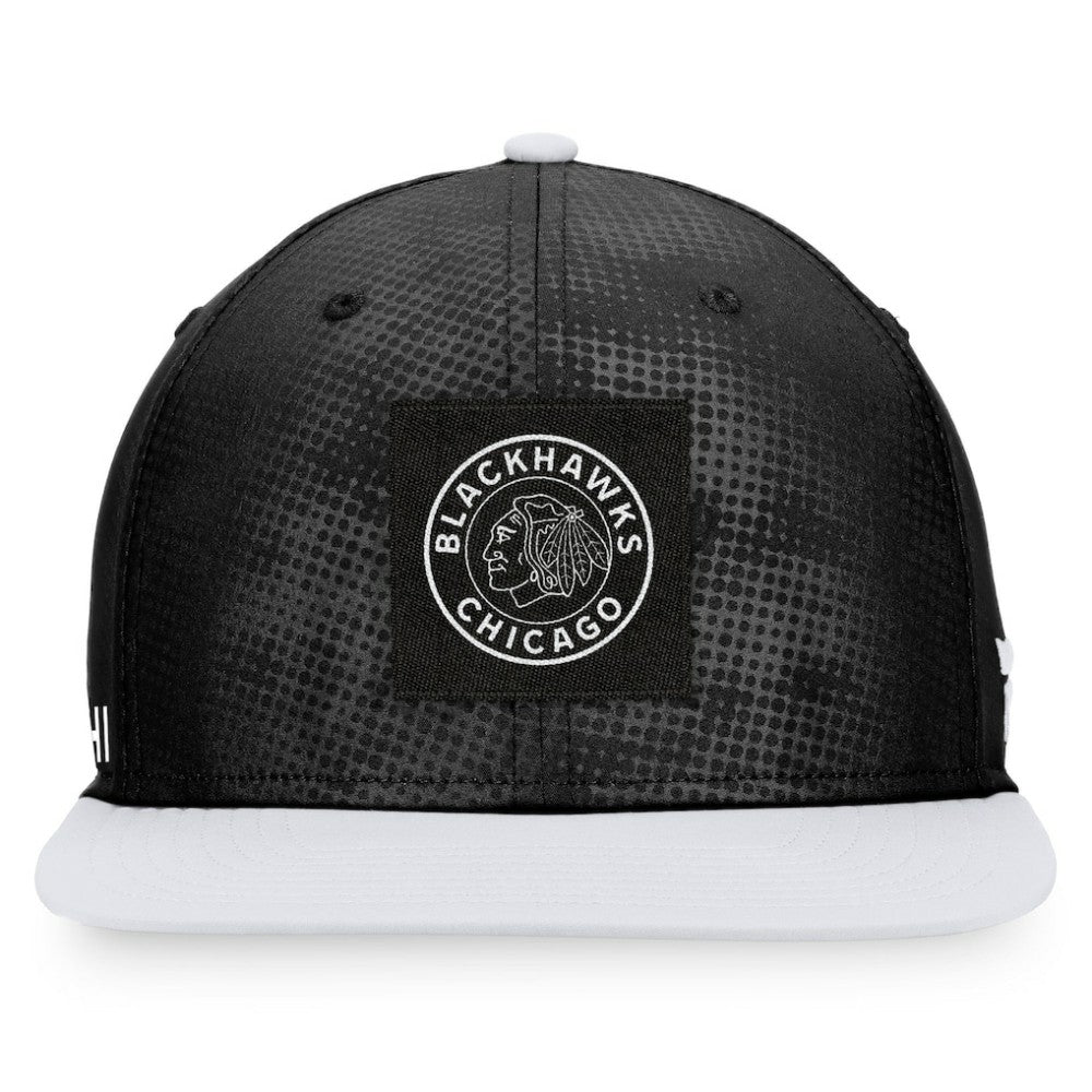 Chicago Blackhawks Fanatics Authentic Pro Alternate Logo Snapback Hat - Black/White | US 4646676