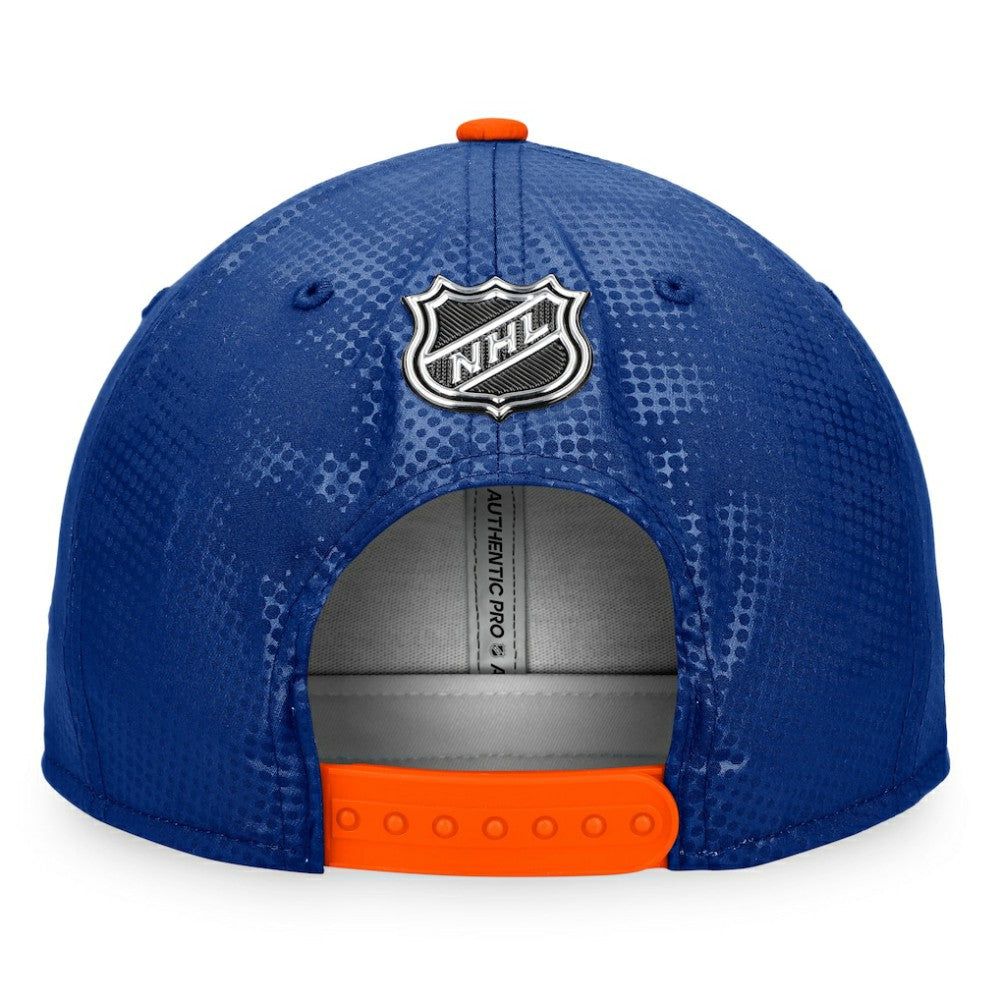 New York Islanders Fanatics Authentic Pro Alternate Logo Snapback Hat - Royal/Orange | US 4646687