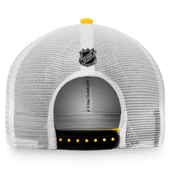 Pittsburgh Penguins Fanatics Authentic Pro Trucker Snapback Hat - Gold/White | US 4646698
