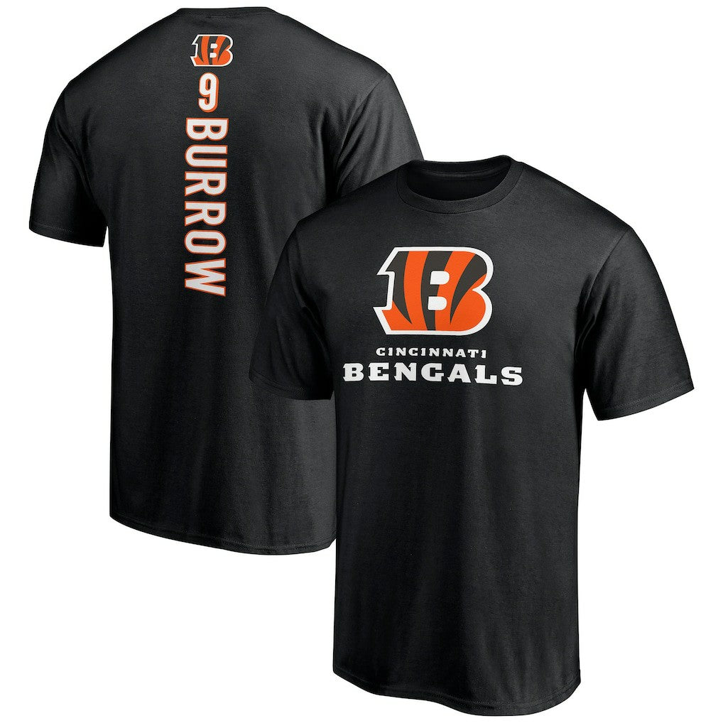 Joe Burrow Cincinnati Bengals Playmaker T-Shirt - Black T-shirts