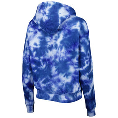 Philadelphia 76ers Women's Brushed Cotton Tie-Dye Pullover Hoodie Royal - New Era