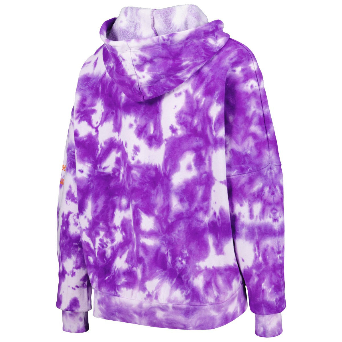 Phoenix Suns Women's Brushed Cotton Tie-Dye Pullover Hoodie Purple - New Era