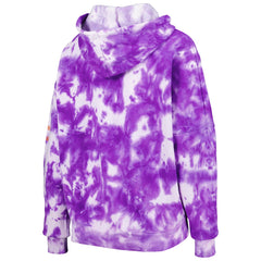 Phoenix Suns Women's Brushed Cotton Tie-Dye Pullover Hoodie Purple - New Era