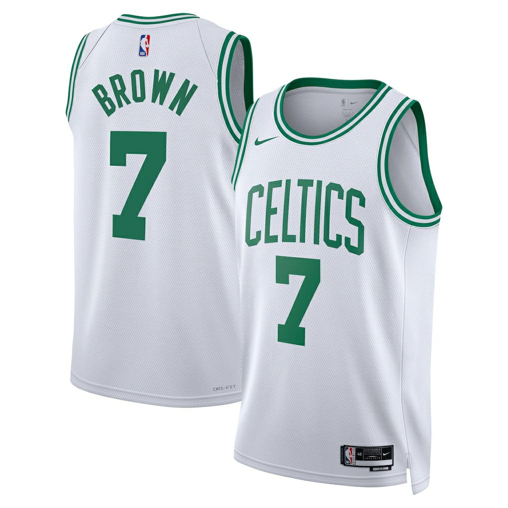 Jaylen Brown Boston Celtics Unisex Swingman Jersey Association Edition White - Nike