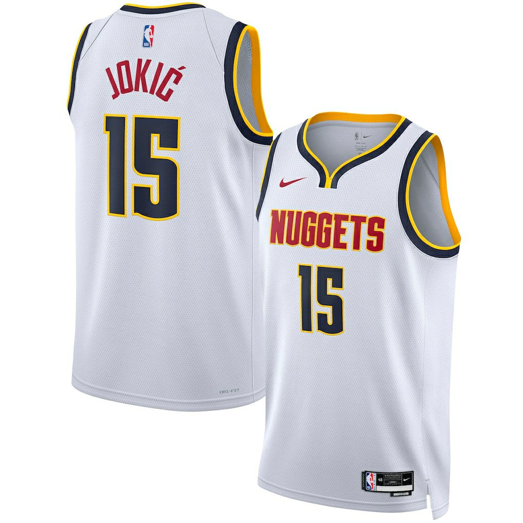 Nikola Jokic Denver Nuggets Unisex Swingman Jersey Association Editi- White - Nike