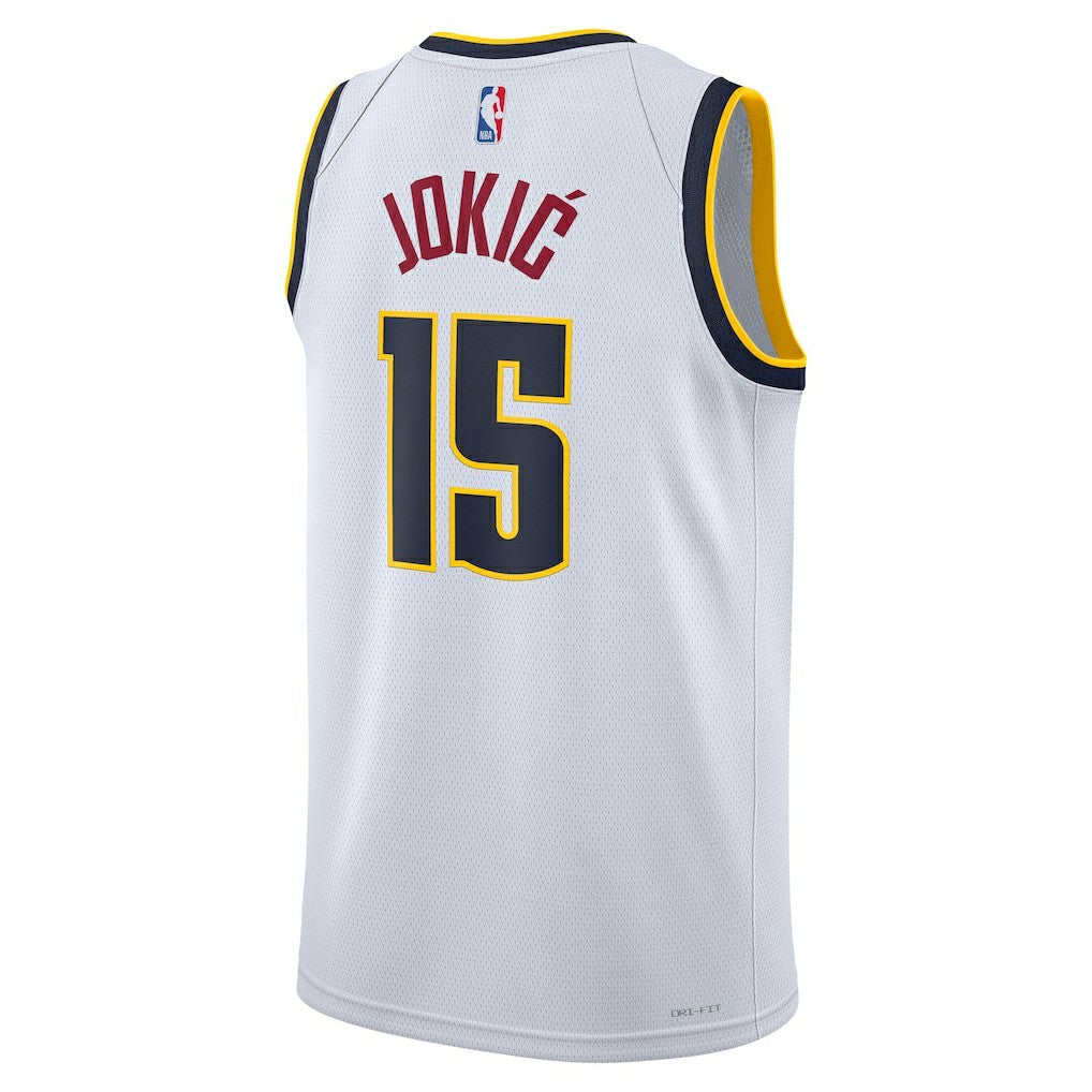 Nikola Jokic Denver Nuggets Unisex Swingman Jersey Association Editi- White - Nike