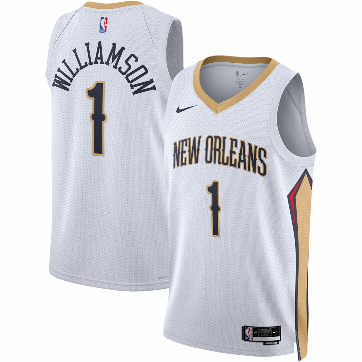 Zion Williamson New Orleans Pelicans Unisex Swingman Jersey Association Edition White - Nike outlet