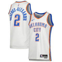 Shai Gilgeous-Alexander Oklahoma City Thunder Unisex Swingman Jersey Association Edition White - Nike