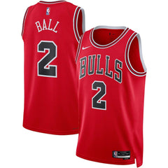 Lonzo Ball Chicago Bulls Unisex Swingman Jersey Icon Editi- Red - Nike