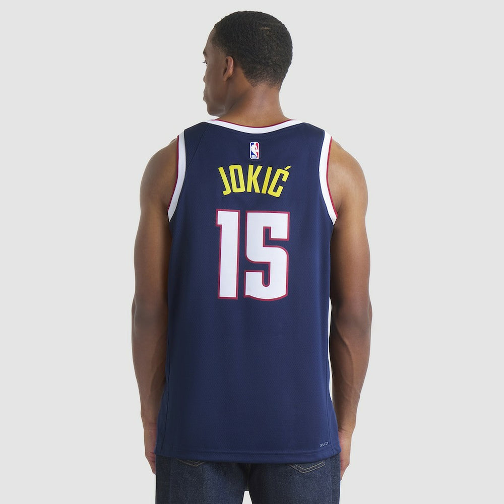 Nikola Jokic Denver Nuggets Unisex Swingman Jersey Icon Editi- Navy - Nike