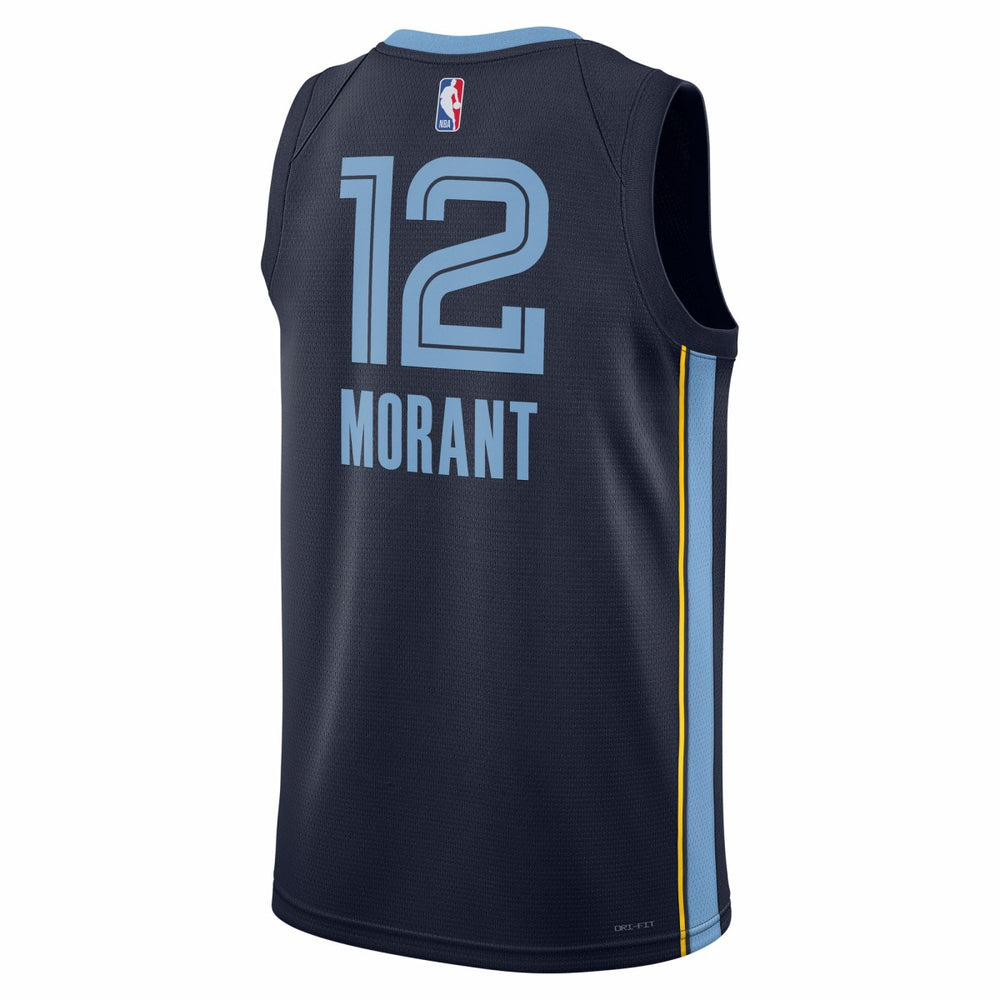 Ja Morant Memphis Grizzlies Unisex Swingman Jersey Icon Edition Navy - Nike