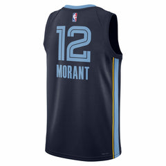 Ja Morant Memphis Grizzlies Unisex Swingman Jersey Icon Edition Navy - Nike