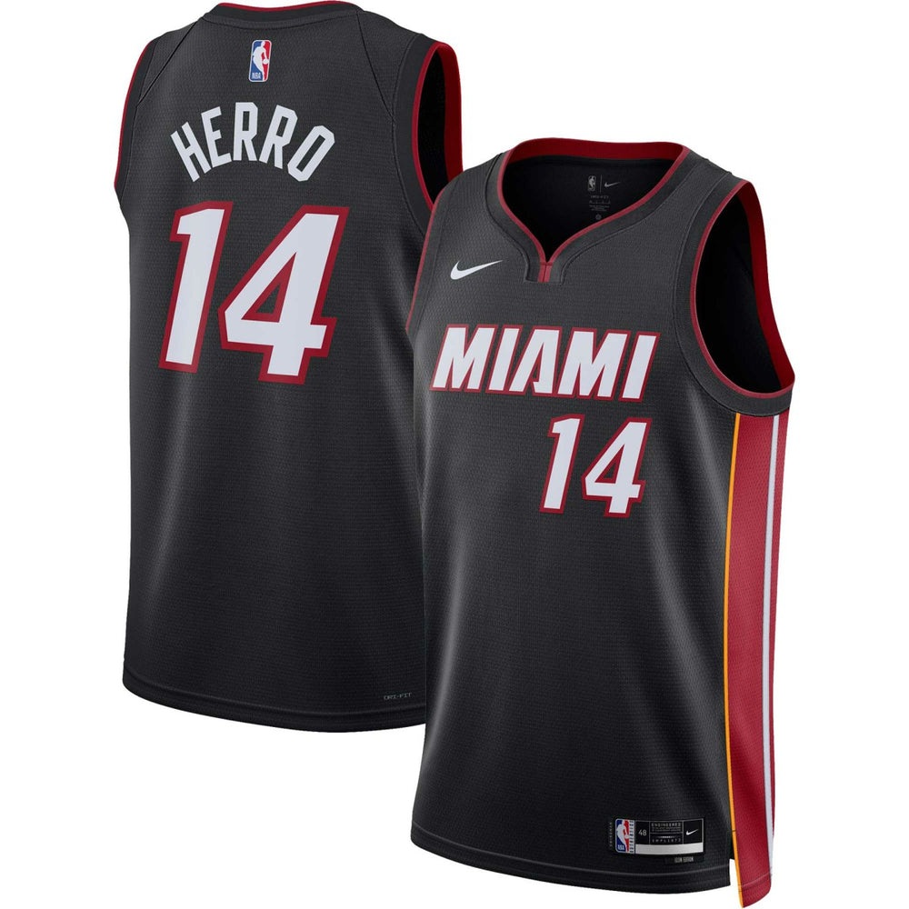 Tyler Herro Miami Heat Unisex Swingman Jersey Icon Edition Black - Nike