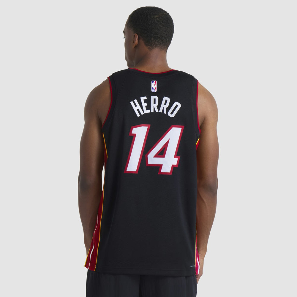 Tyler Herro Miami Heat Unisex Swingman Jersey Icon Edition Black - Nike