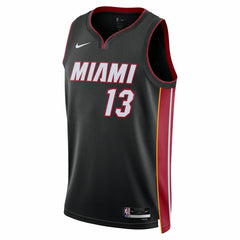 Bam Adebayo Miami Heat Unisex Swingman Jersey Icon Edition Black - Nike