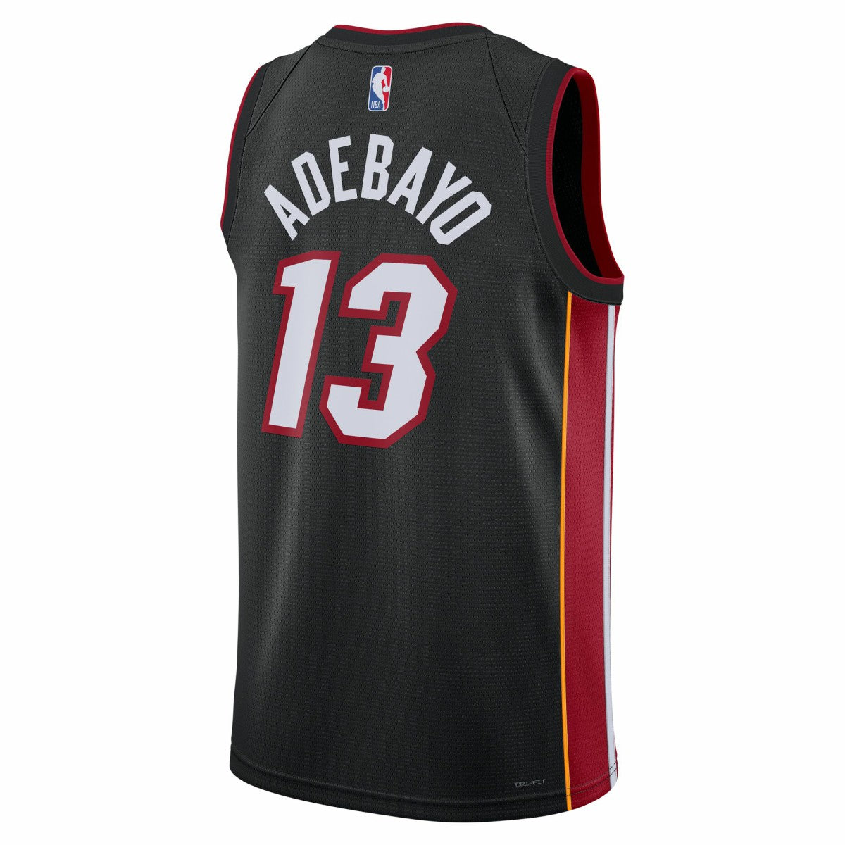 Bam Adebayo Miami Heat Unisex Swingman Jersey Icon Edition Black - Nike