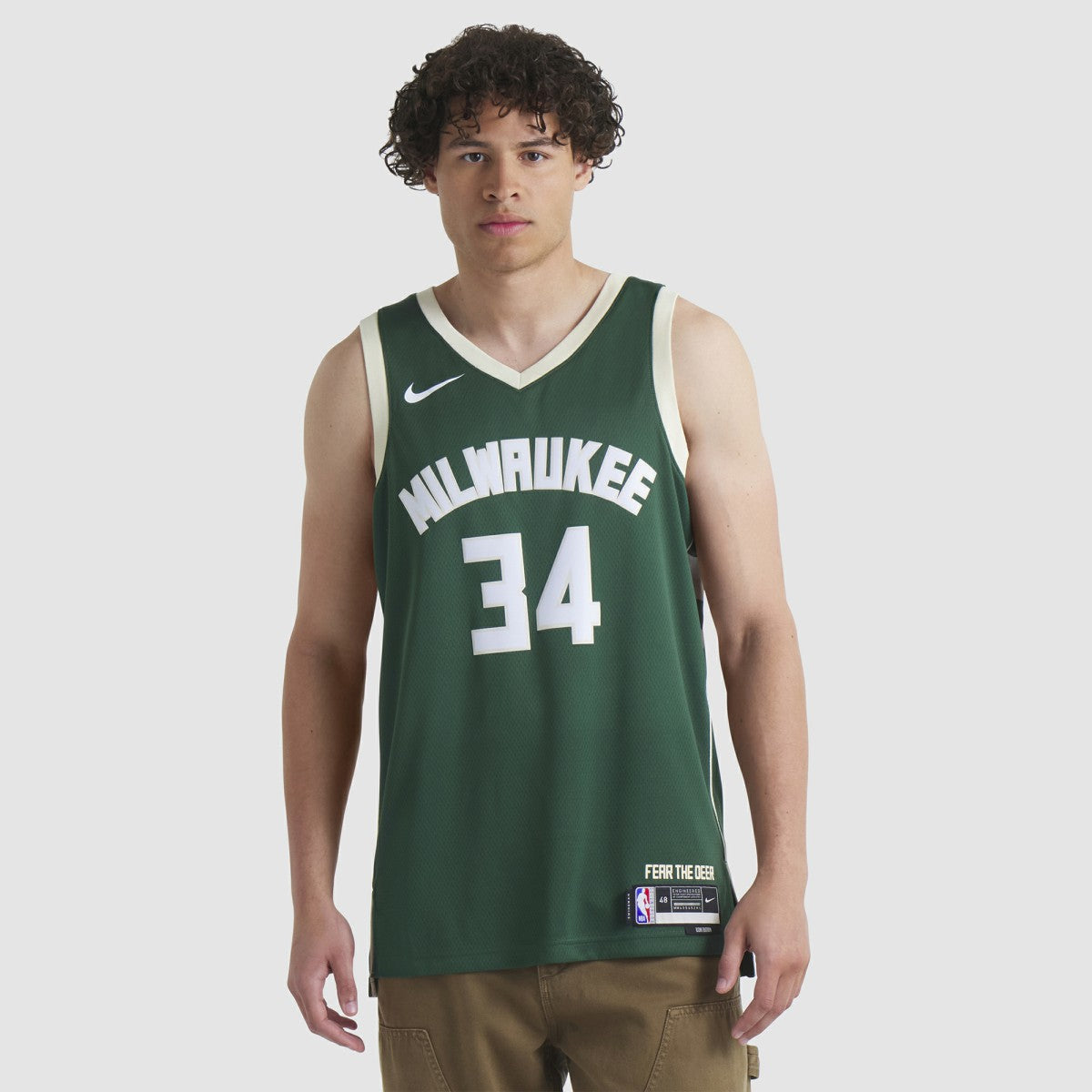 Giannis Antetokounmpo Milwaukee Bucks Unisex Swingman Jersey Icon Edition Hunter Green - Nike
