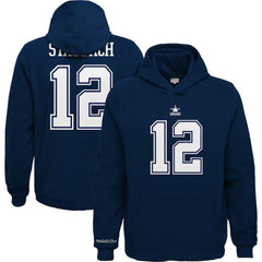 Dallas Cowboys Youth Retired Player Name & Number Pullover Hoodie - Navy Hoodies