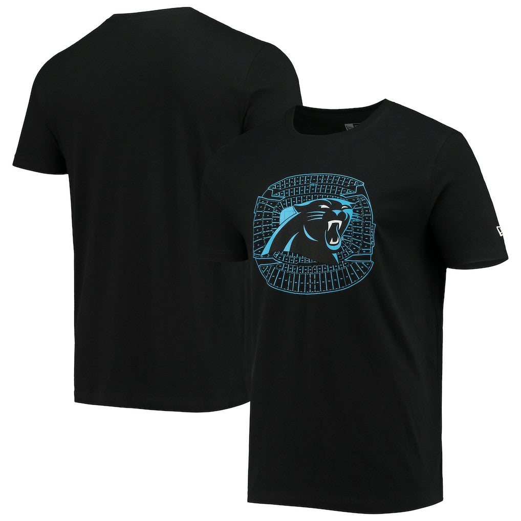 Carolina Panthers New Era Stadium T-Shirt - Black T-shirts