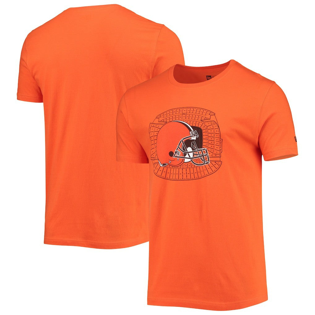 Cleveland Browns New Era Stadium T-Shirt - Orange T-shirts