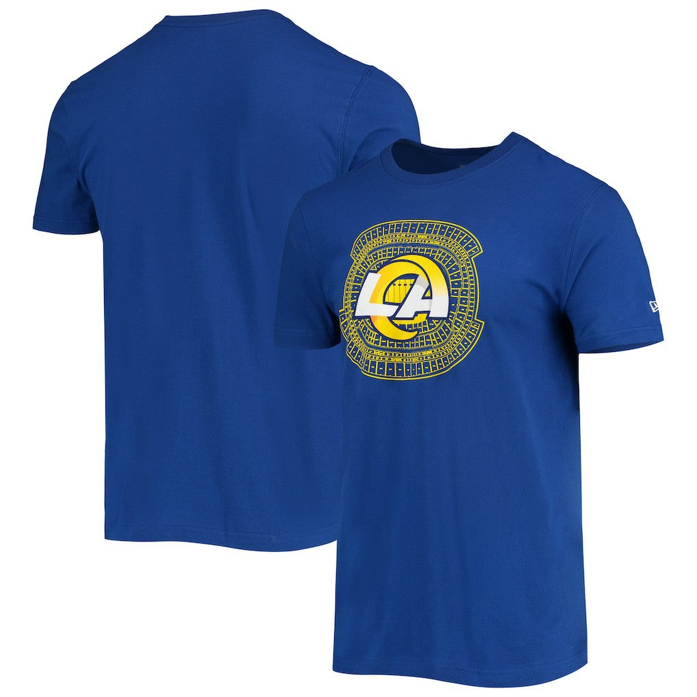Los Angeles Rams New Era Stadium T-Shirt - Royal T-shirts