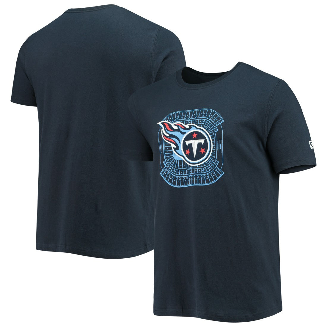 Tennessee Titans New Era Stadium T-Shirt - Navy T-shirts