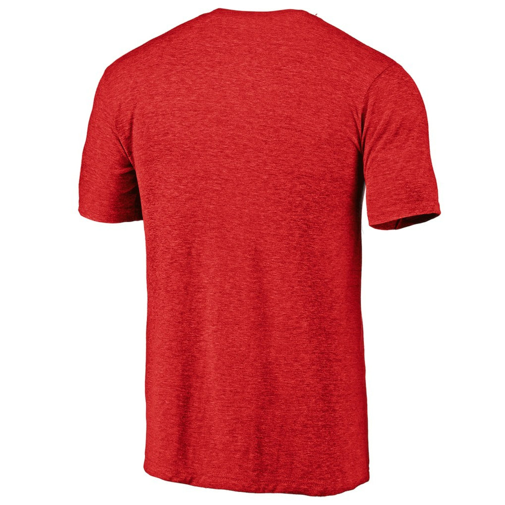 New England Patriots Hometown Collection The Shield Tri-Blend T-Shirt - Red T-shirts