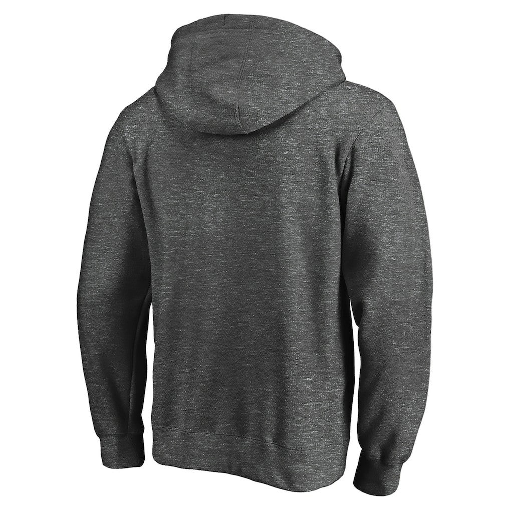 New England Patriots Victory Arch Team Fitted Pullover Hoodie - Charcoal Hoodies