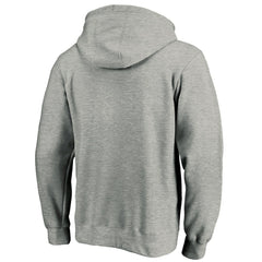 New England Patriots Throwback Logo Pullover Hoodie - Heathered Gray Hoodies
