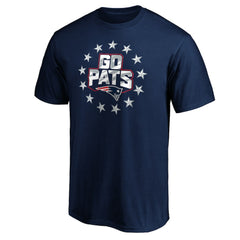 New England Patriots Hometown Collection Go Pats T-Shirt - Navy T-shirts