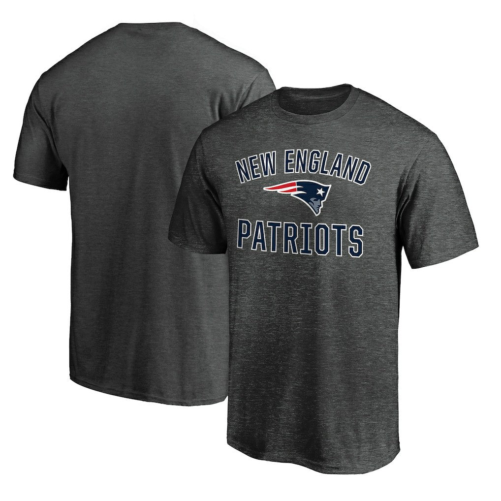 New England Patriots Victory Arch T-Shirt - Heather Charcoal T-shirts