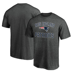 New England Patriots Victory Arch T-Shirt - Heather Charcoal T-shirts