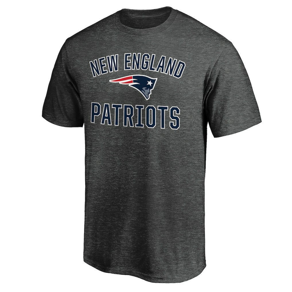 New England Patriots Victory Arch T-Shirt - Heather Charcoal T-shirts