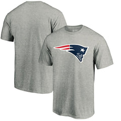 New England Patriots Primary Logo T-Shirt - Heather Gray T-shirts