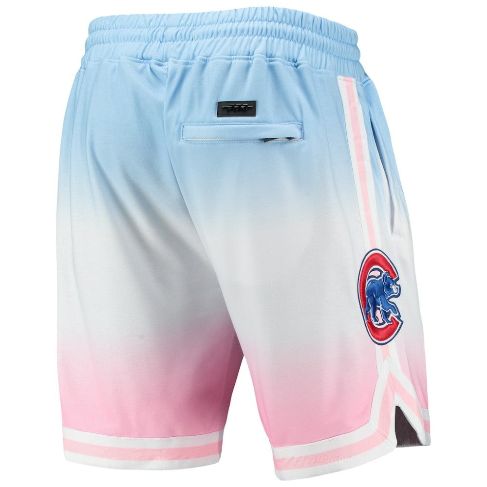 Chicago Cubs Pro Standard Team Logo Pro Ombre Shorts - Blue/Pink Shorts