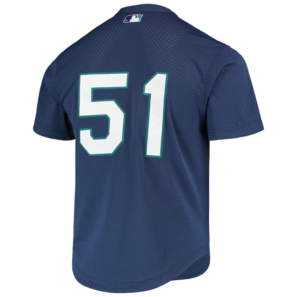 Ichiro Suzuki Seattle Mariners Mitchell & Ness Authentic Batting Practice Jersey - Navy Jerseys