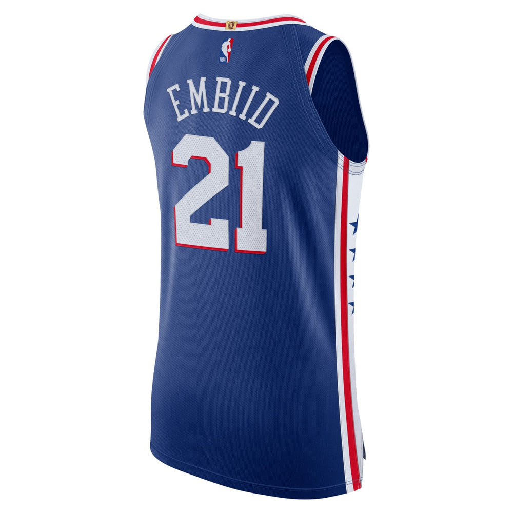 Joel Embiid Philadelphia 76ers Authentic Jersey Icon Edition Royal - Nike