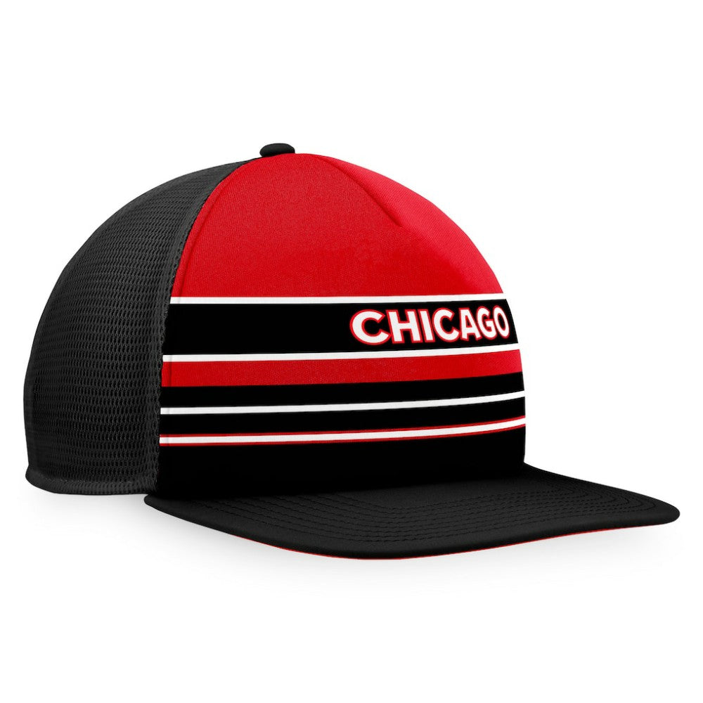 Chicago Blackhawks Fanatics Special Edition 2.0 Trucker Snapback Adjustable Hat - Red/Black | US 4655583