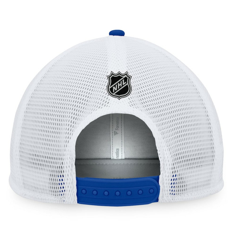 St. Louis Blues Fanatics Special Edition 2.0 Trucker Snapback Adjustable Hat - Gold/Blue | US 4655592