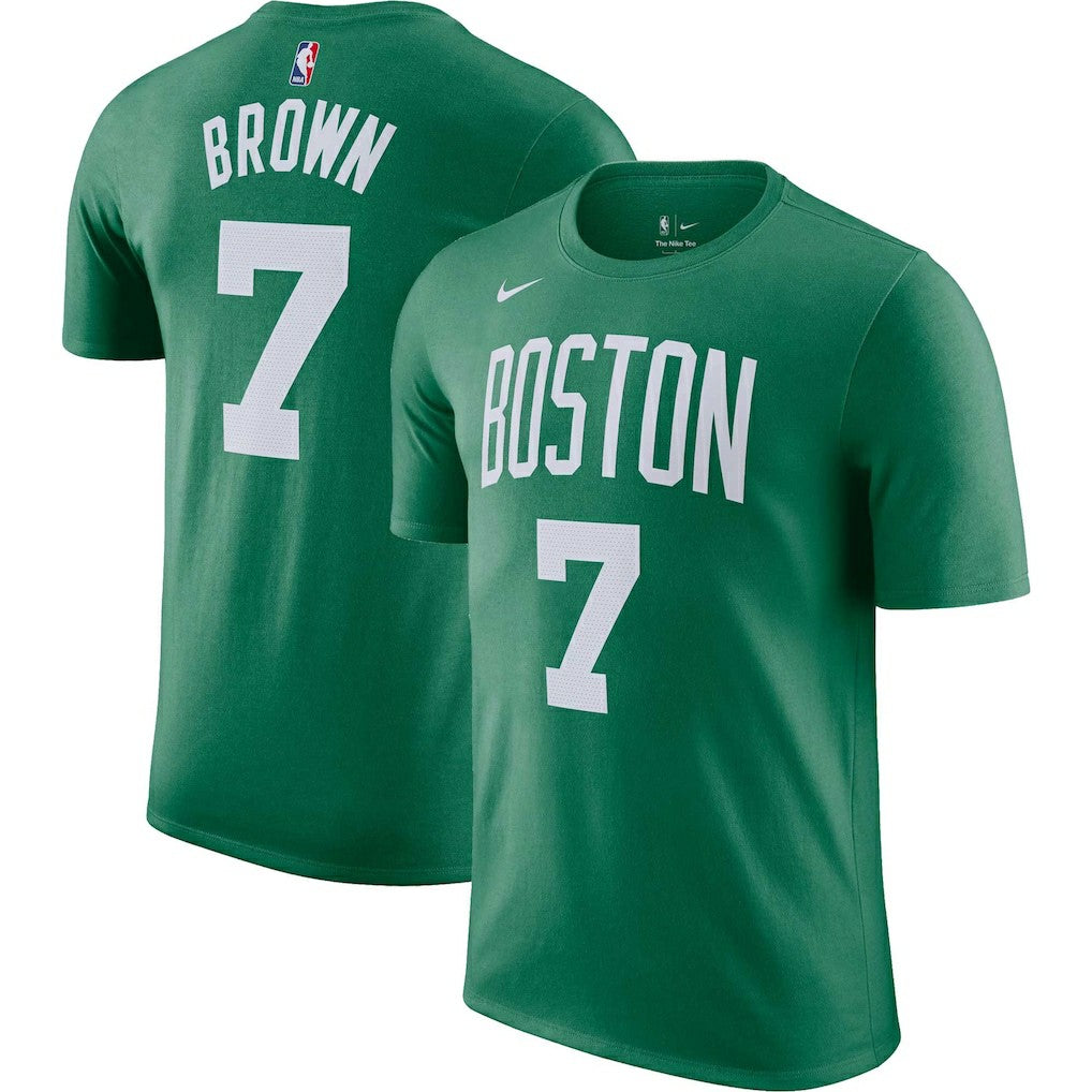 Jaylen Brown Boston Celtics Icon 2022/23 Name & Number T-Shirt Kelly Green - Nike