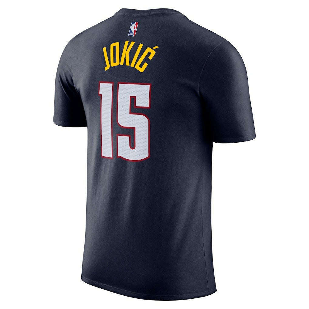 Nikola Jokic Denver Nuggets Icon 2022/23 Name & Number T-Shirt Navy - Nike outlet