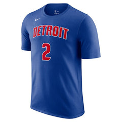Cade Cunningham Detroit Pistons Icon 2022/23 Name & Number T-Shirt Blue - Nike