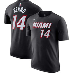 Tyler Herro Miami Heat Icon 2022/23 Name & Number T-Shirt Black - Nike