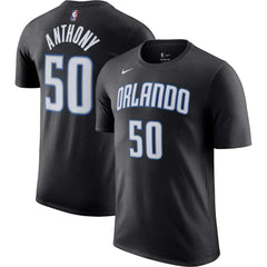 Cole Anthony Orlando Magic Icon 2022/23 Name & Number T-Shirt Black - Nike