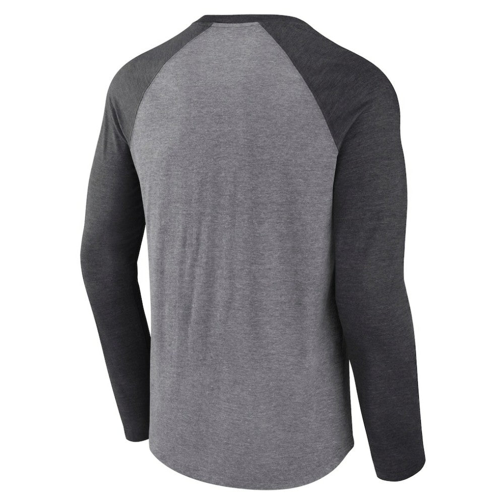 Ottawa Senators Fanatics Special Edition Long Sleeve Tri-Blend Raglan T-Shirt - Heather Gray | US 4659622