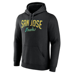 San Jose Sharks Fanatics Special Edition 2.0 Wordmark Pullover Hoodie - Black | US 4659680