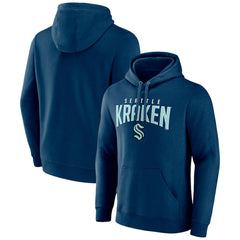 Seattle Kraken Fanatics Special Edition 2.0 Wordmark Pullover Hoodie - Navy | US 4659696