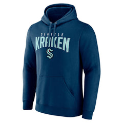 Seattle Kraken Fanatics Special Edition 2.0 Wordmark Pullover Hoodie - Navy | US 4659696